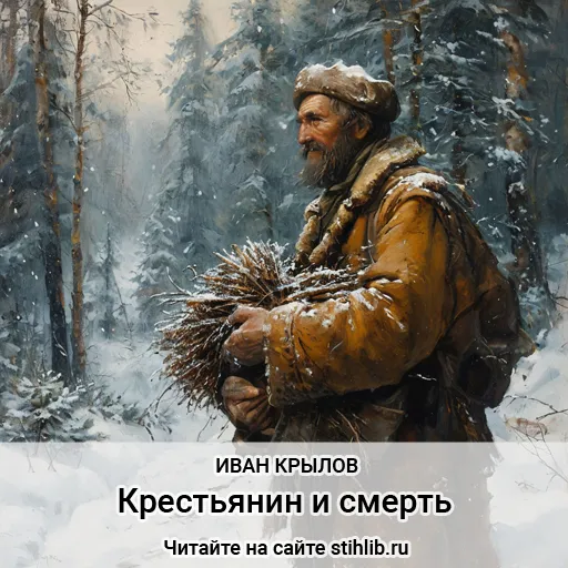 Крестьянин и смерть Иван Крылов — стихи - Стихи и Проза